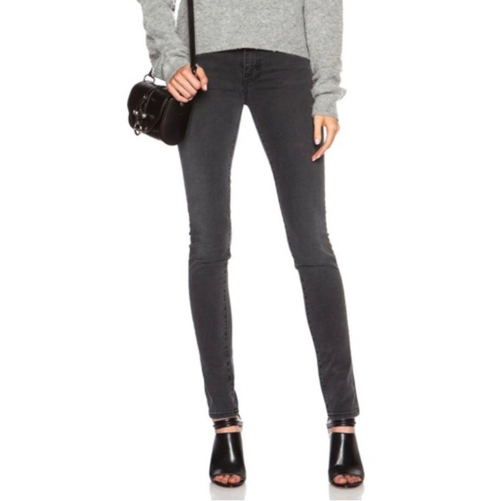 ACNE STUDIOS Pin Tar Gray Skinny Jeans